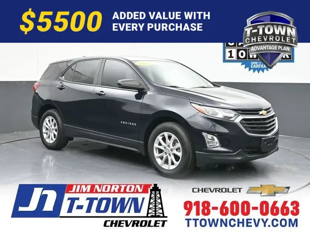 Blue 2021 Chevrolet Equinox LS for sale in Tulsa, OK