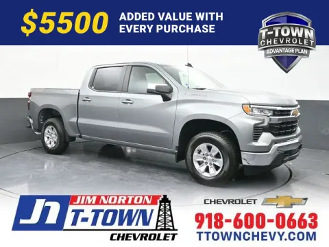 Gray 2025 Chevrolet Silverado 1500 LT for sale in Tulsa, OK