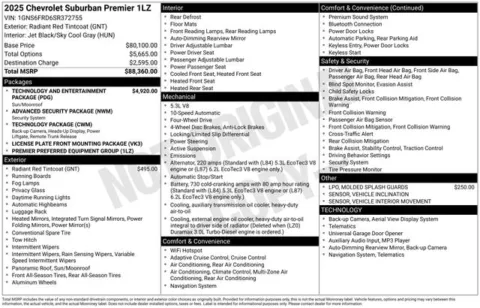 Photos of 2025 Chevrolet Suburban Premier for sale in Tulsa, OK at Jim Norton T-Town Chevrolet