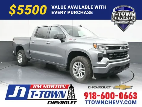 Gray 2025 Chevrolet Silverado 1500 RST for sale in Tulsa, OK