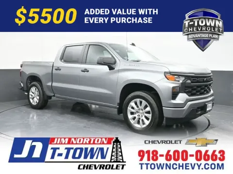 Gray 2026 Chevrolet Silverado 1500 Custom for sale in Tulsa, OK