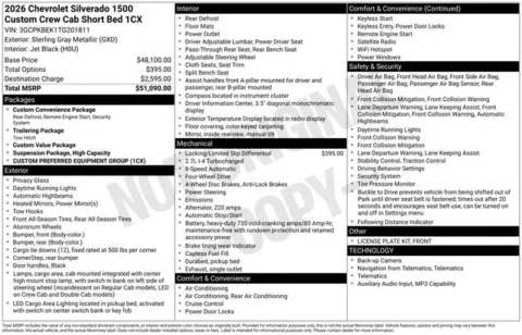 Photos of 2026 Chevrolet Silverado 1500 Custom for sale in Tulsa, OK at Jim Norton T-Town Chevrolet