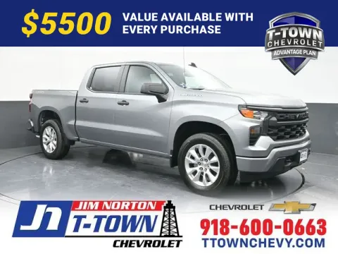 Gray 2026 Chevrolet Silverado 1500 Custom for sale in Tulsa, OK