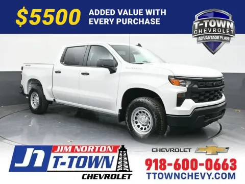 White 2026 Chevrolet Silverado 1500 WT for sale in Tulsa, OK