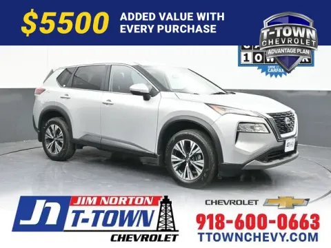 Silver 2023 Nissan Rogue SV for sale in Tulsa, OK