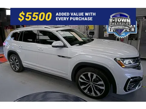 Black 2023 Volkswagen Atlas 3.6L V6 SEL Premium R-Line for sale in Tulsa, OK