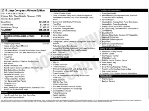 Another view of 2019 Jeep Compass Altitude for sale in Tulsa, OK at Jim Norton T-Town Chevrolet