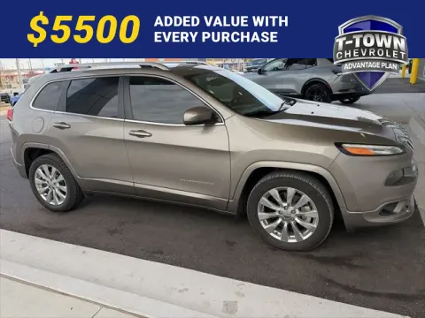 Brown 2017 Jeep Cherokee Overland for sale in Tulsa, OK