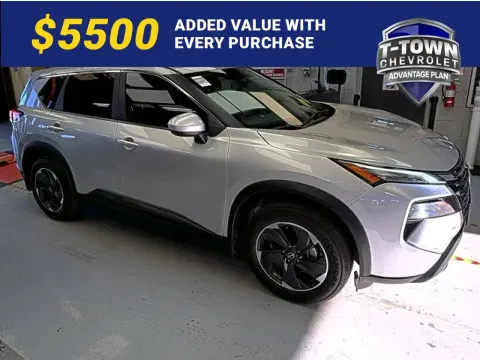 Silver 2024 Nissan Rogue SV for sale in Tulsa, OK