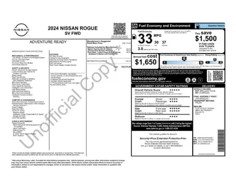 Another view of 2024 Nissan Rogue SV for sale in Tulsa, OK at Jim Norton T-Town Chevrolet