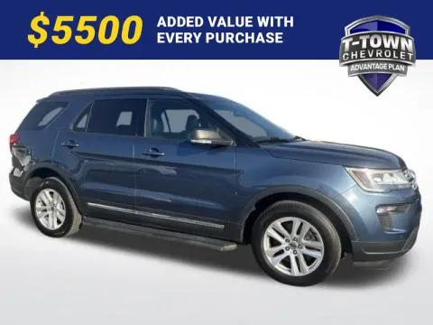 Blue 2019 Ford Explorer XLT for sale in Tulsa, OK