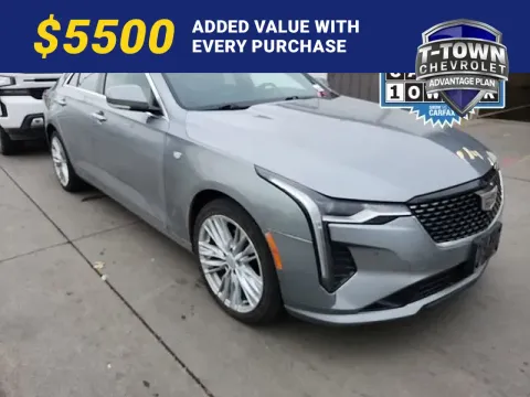 Silver 2023 Cadillac CT4 Premium Luxury for sale in Tulsa, OK