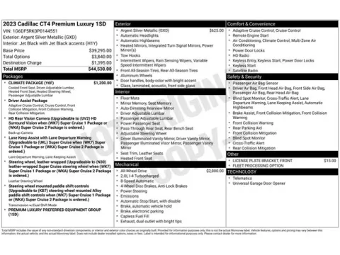 Another view of 2023 Cadillac CT4 Premium Luxury for sale in Tulsa, OK at Jim Norton T-Town Chevrolet