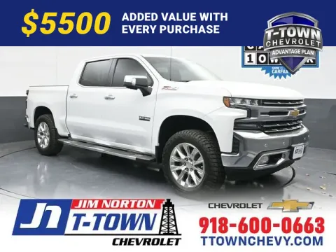 White 2022 Chevrolet Silverado 1500 LTD LTZ for sale in Tulsa, OK