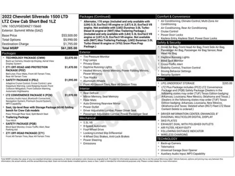 Another view of 2022 Chevrolet Silverado 1500 LTD LTZ for sale in Tulsa, OK at Jim Norton T-Town Chevrolet