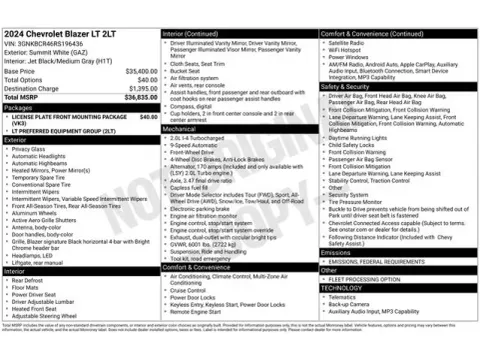 Another view of 2024 Chevrolet Blazer LT for sale in Tulsa, OK at Jim Norton T-Town Chevrolet