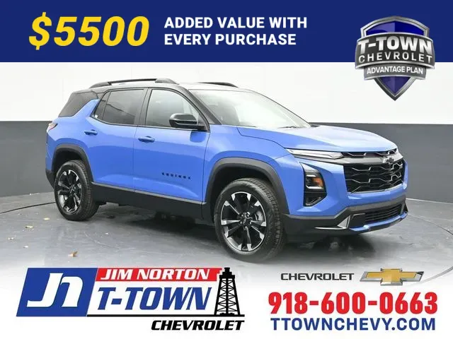 Blue 2026 Chevrolet Equinox RS for sale in Tulsa, OK