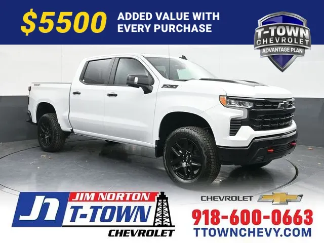 White 2026 Chevrolet Silverado 1500 LT Trail Boss for sale in Tulsa, OK