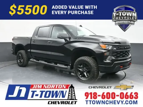 Black 2026 Chevrolet Silverado 1500 Custom Trail Boss for sale in Tulsa, OK