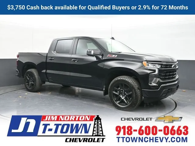 Black 2026 Chevrolet Silverado 1500 RST for sale in Tulsa, OK