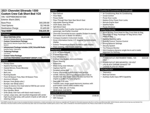 Another view of 2021 Chevrolet Silverado 1500 Custom for sale in Tulsa, OK at Jim Norton T-Town Chevrolet