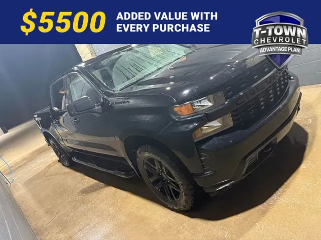 Black 2021 Chevrolet Silverado 1500 Custom for sale in Tulsa, OK