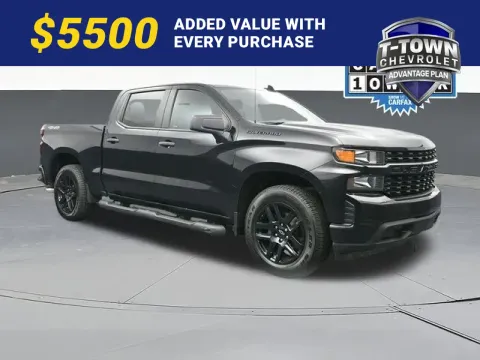 Black 2021 Chevrolet Silverado 1500 Custom for sale in Tulsa, OK