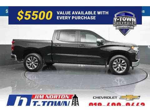 Black 2025 Chevrolet Silverado 1500 LT for sale in Tulsa, OK