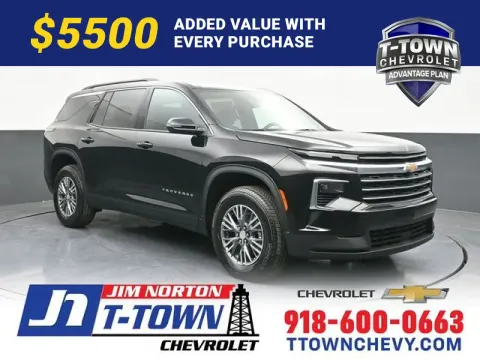 Black 2025 Chevrolet Traverse LT for sale in Tulsa, OK