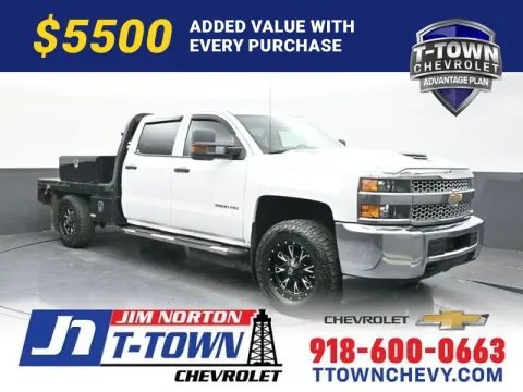 White 2019 Chevrolet Silverado 3500HD Work Truck for sale in Tulsa, OK