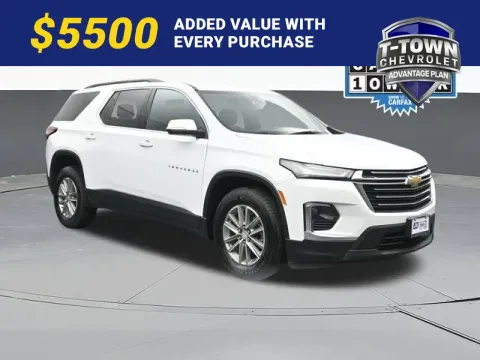 White 2022 Chevrolet Traverse LT Leather for sale in Tulsa, OK