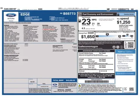 Another view of 2019 Ford Edge Titanium for sale in Tulsa, OK at Jim Norton T-Town Chevrolet