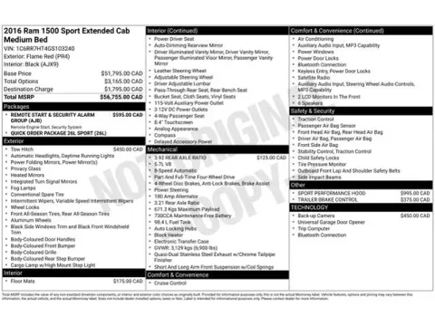 Another view of 2016 Ram 1500 Sport for sale in Tulsa, OK at Jim Norton T-Town Chevrolet