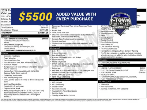 White 2021 Chevrolet Colorado LT for sale in Tulsa, OK