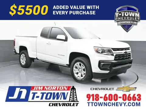 White 2021 Chevrolet Colorado LT for sale in Tulsa, OK