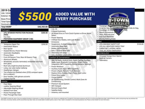 Silver 2019 Cadillac XT5 for sale in Tulsa, OK