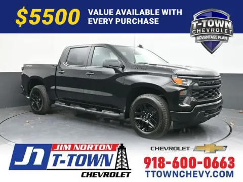 Black 2026 Chevrolet Silverado 1500 Custom for sale in Tulsa, OK