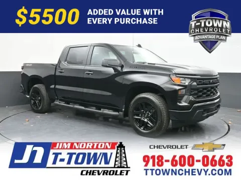 Black 2026 Chevrolet Silverado 1500 Custom for sale in Tulsa, OK