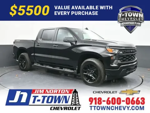 Black 2026 Chevrolet Silverado 1500 Custom for sale in Tulsa, OK