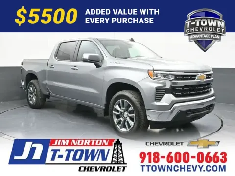 Gray 2026 Chevrolet Silverado 1500 LT for sale in Tulsa, OK