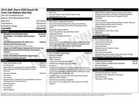 Another view of 2016 GMC Sierra 2500HD Denali for sale in Tulsa, OK at Jim Norton T-Town Chevrolet