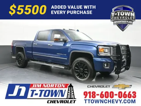 Blue 2016 GMC Sierra 2500HD Denali for sale in Tulsa, OK