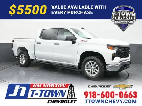 White 2026 Chevrolet Silverado 1500 WT for sale in Tulsa, OK