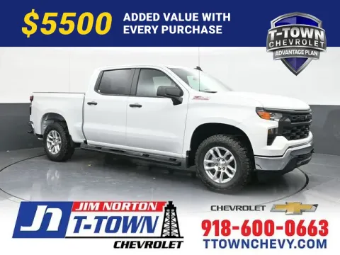 White 2026 Chevrolet Silverado 1500 WT for sale in Tulsa, OK