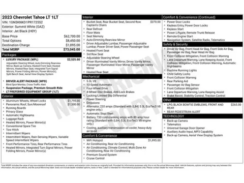 Another view of 2023 Chevrolet Tahoe LT for sale in Tulsa, OK at Jim Norton T-Town Chevrolet