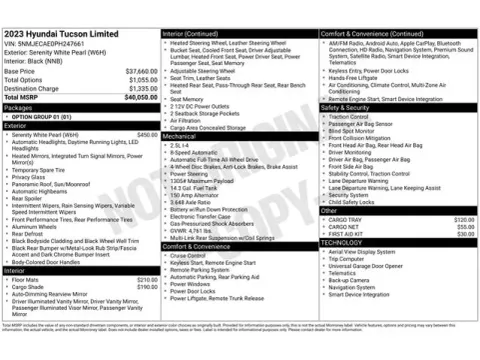 Another view of 2023 Hyundai Tucson Limited for sale in Tulsa, OK at Jim Norton T-Town Chevrolet