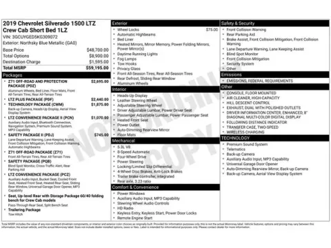 Another view of 2019 Chevrolet Silverado 1500 LTZ for sale in Tulsa, OK at Jim Norton T-Town Chevrolet