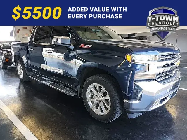 Blue 2019 Chevrolet Silverado 1500 LTZ for sale in Tulsa, OK