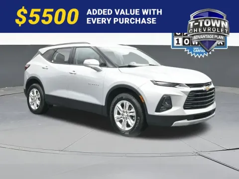 Silver 2022 Chevrolet Blazer LT for sale in Tulsa, OK