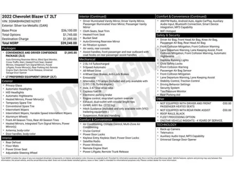 Another view of 2022 Chevrolet Blazer LT for sale in Tulsa, OK at Jim Norton T-Town Chevrolet